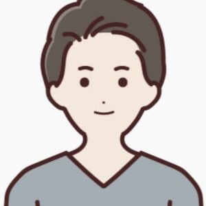 視覚障がいのある男性